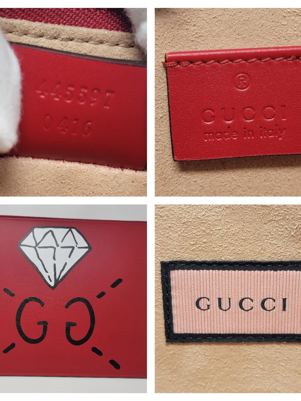 Gucci GucciGhost Leather Clutch Bag | Limited Edition - Picture 3 of 8